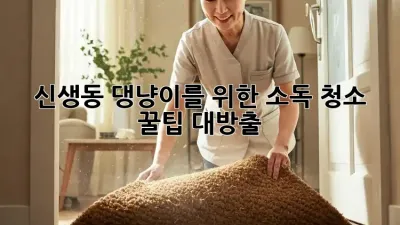 신생동 댕냥이를 위한 ✨소독 청소✨ 꿀팁 대방출!
